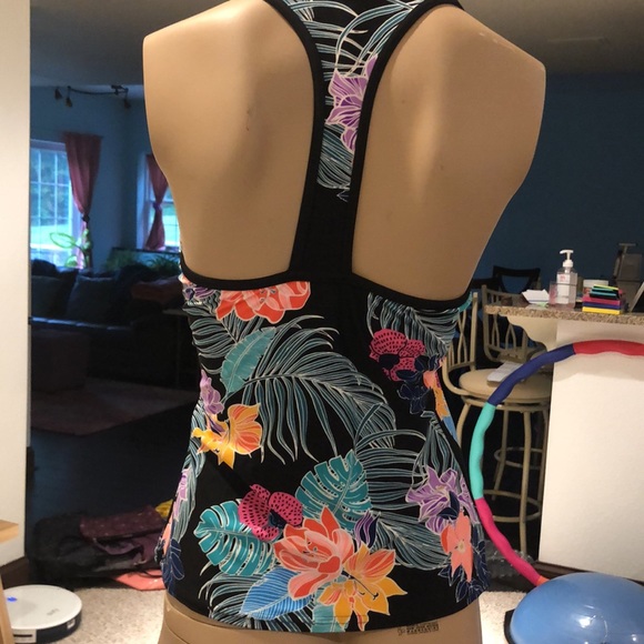 Swimwear Racerback zeroxposur top SZ small - Picture 2 of 6